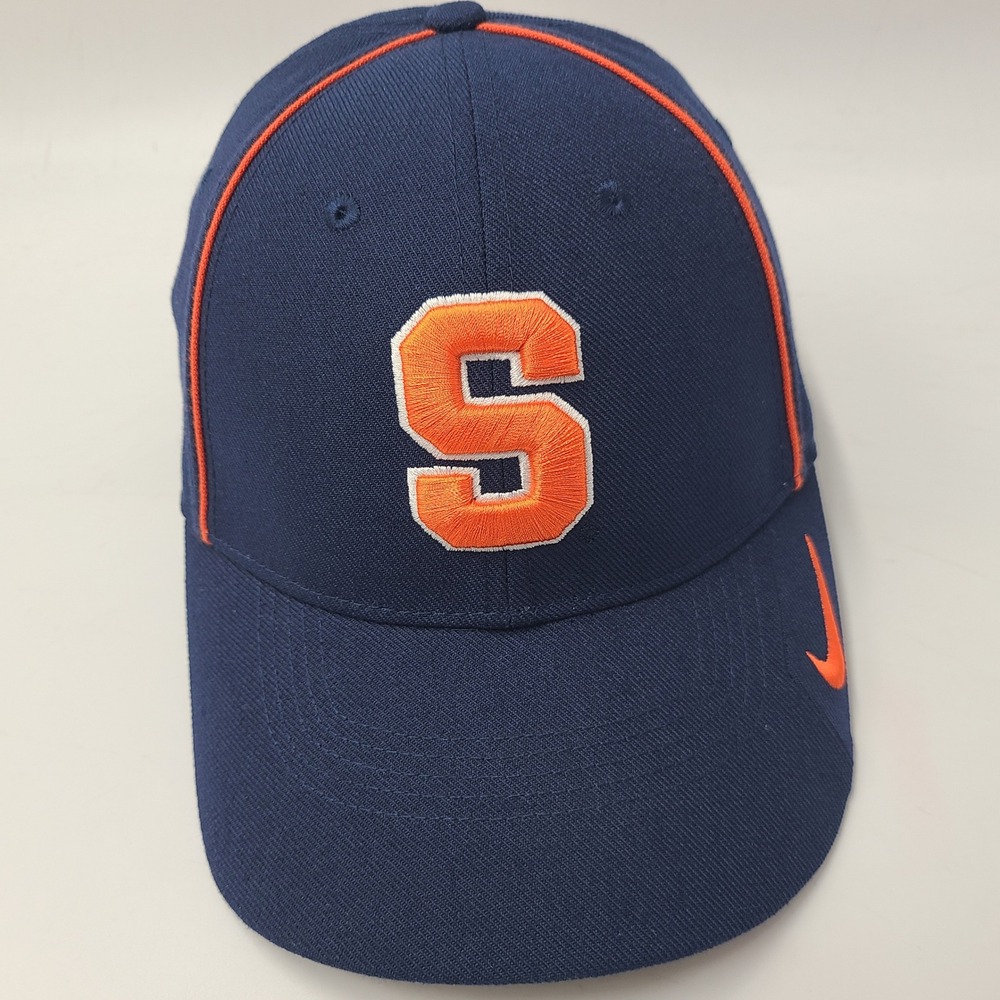 Syracuse Orange Hat Adjustable Nike Blue Orange NCAA Logo Legacy91 Dri-Fit Men
